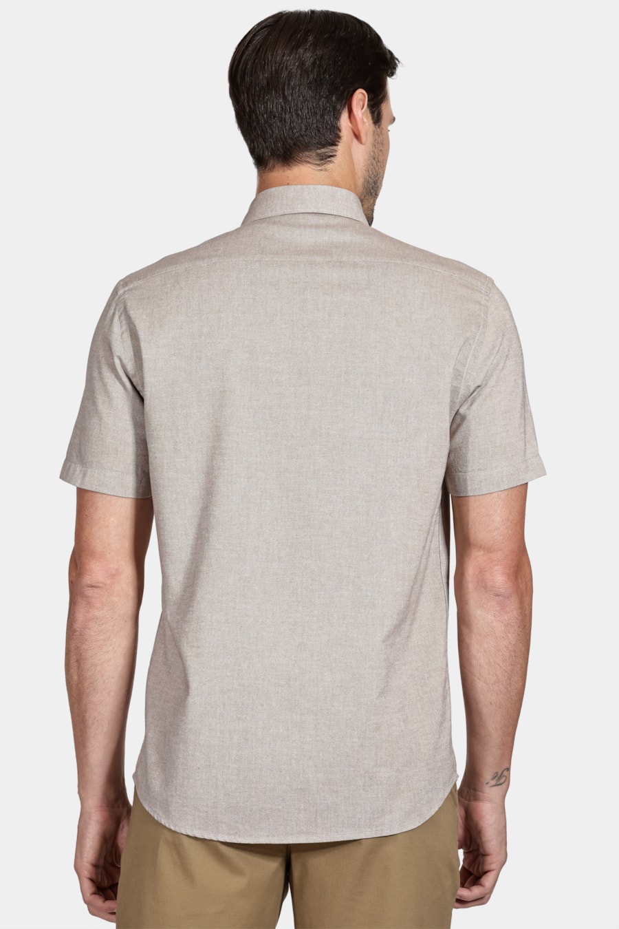 Camisa Regular Bolso Colors Natural — foto 4 de 6