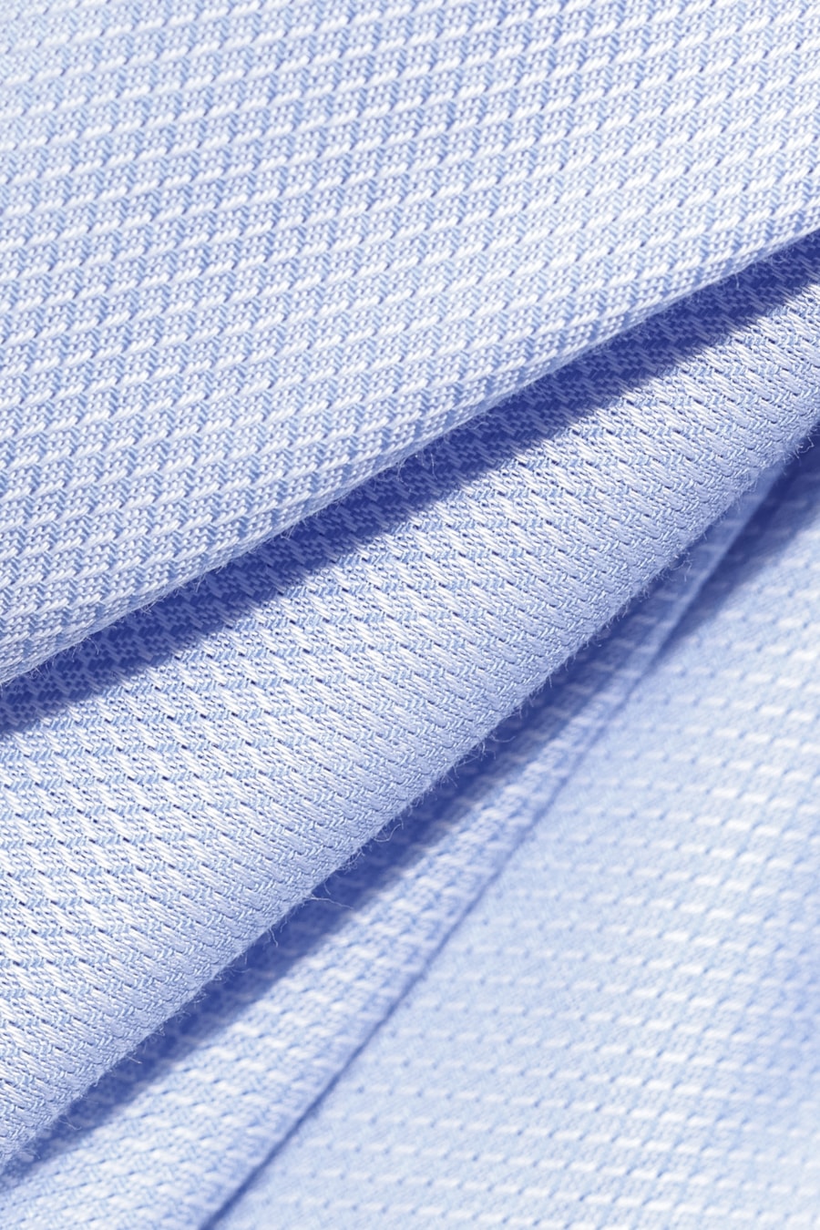 Camisa Regular de Tricoline Texturizada Azul Claro — foto 5 de 5