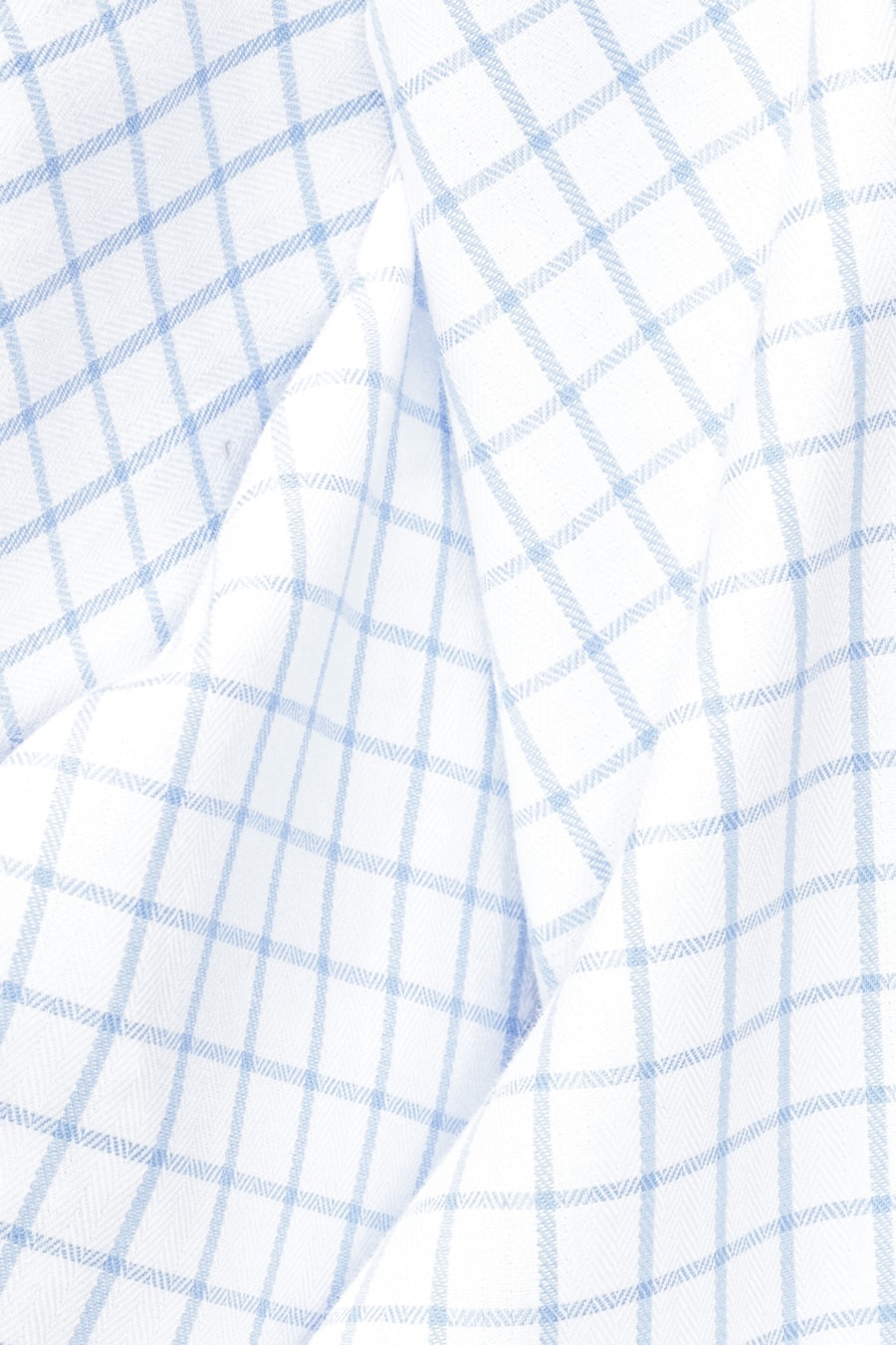 Camisa Regular Down Xadrez Clássico Branco Com Azul — foto 5 de 6