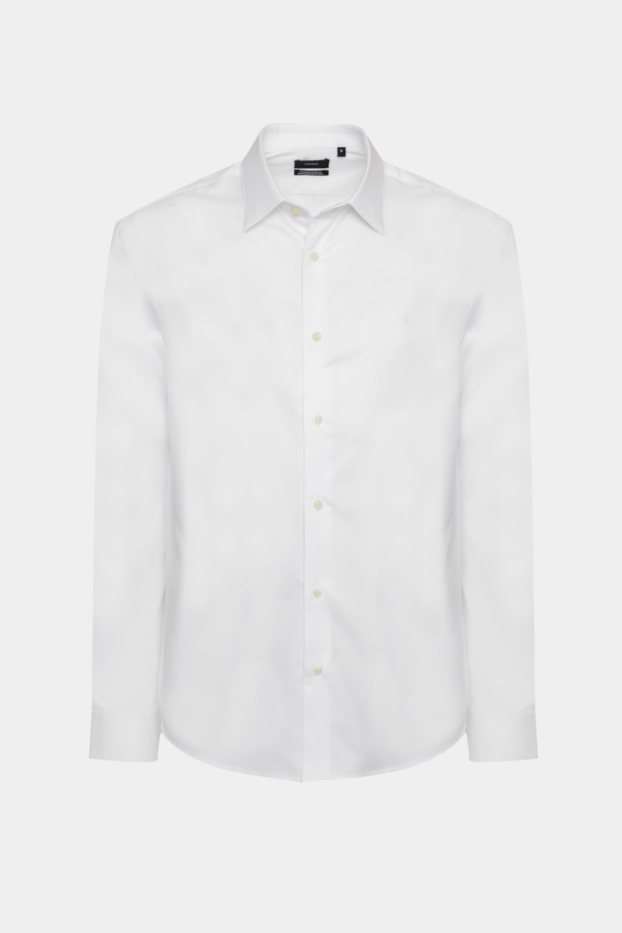 Camisa Regular Fio 100 Egípcio Branco — foto 5 de 6