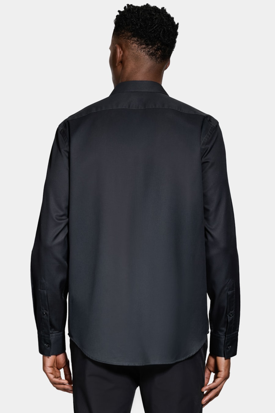 Camisa Regular Fio 100 Egípcio Preto — foto 4 de 6