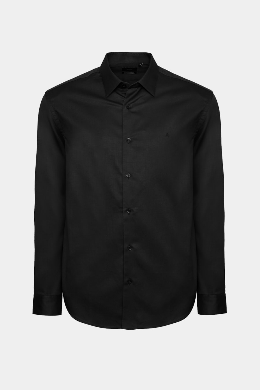 Camisa Regular Fio 100 Egípcio Preto — foto 5 de 6