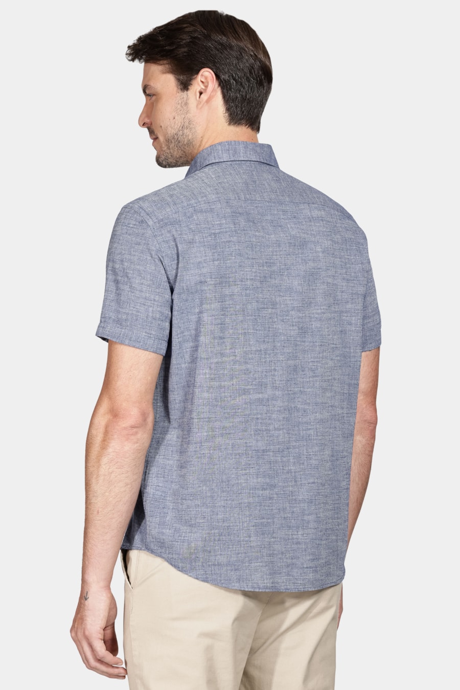 Camisa Regular Flame Azul — foto 4 de 6
