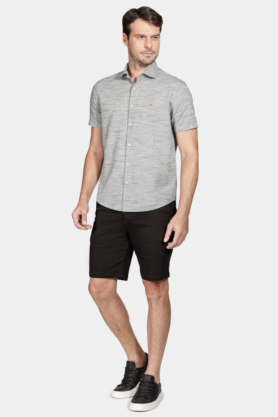 Camisa Regular Flame Preto — foto 2 de 6