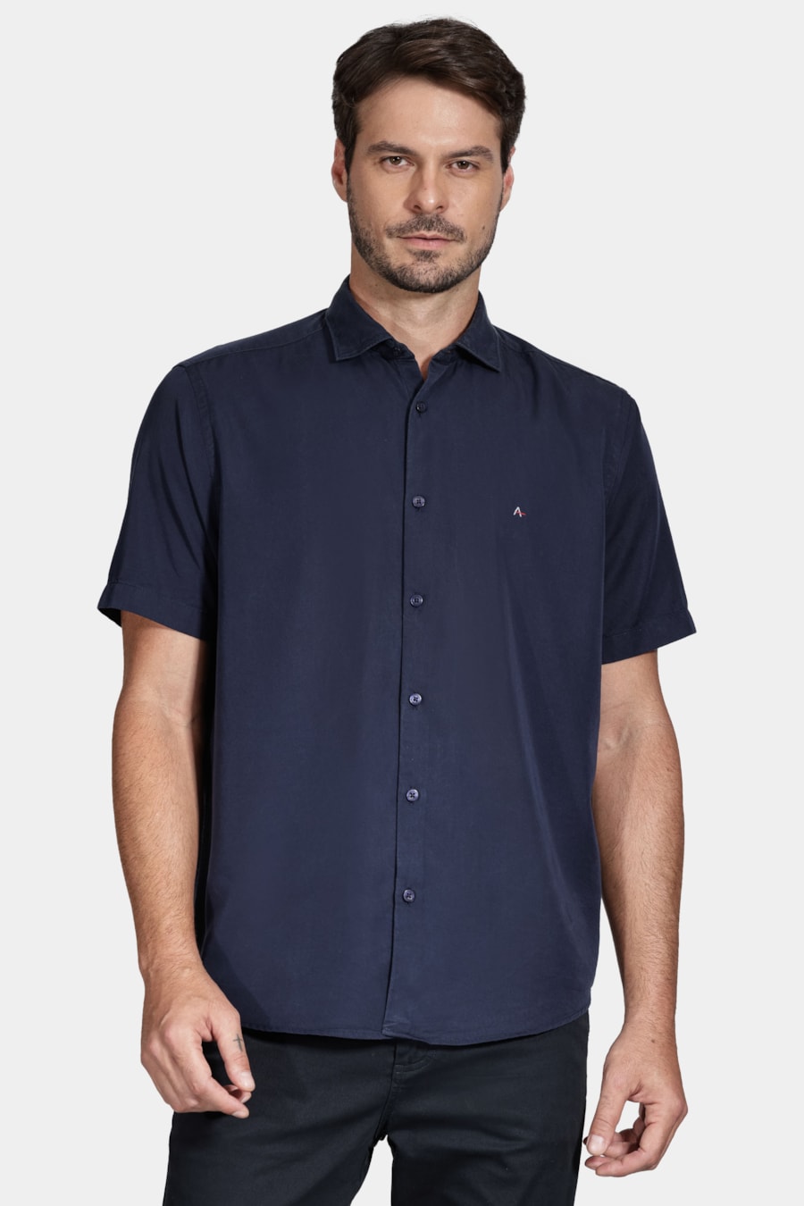 Camisa Regular Liocel Lisa Marinho — foto 1 de 5
