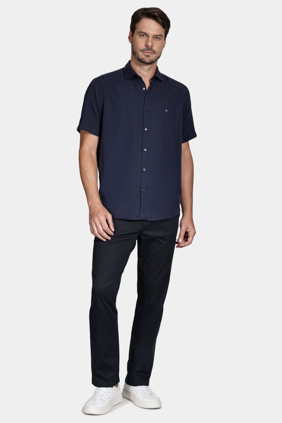 Camisa Regular Liocel Lisa Marinho — foto 2 de 5