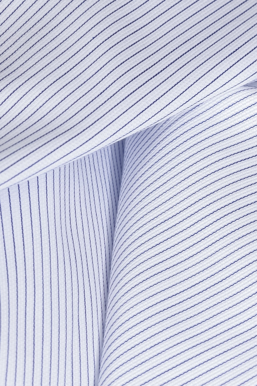Camisa Regular Listrada Branco Com Marinho — foto 5 de 5