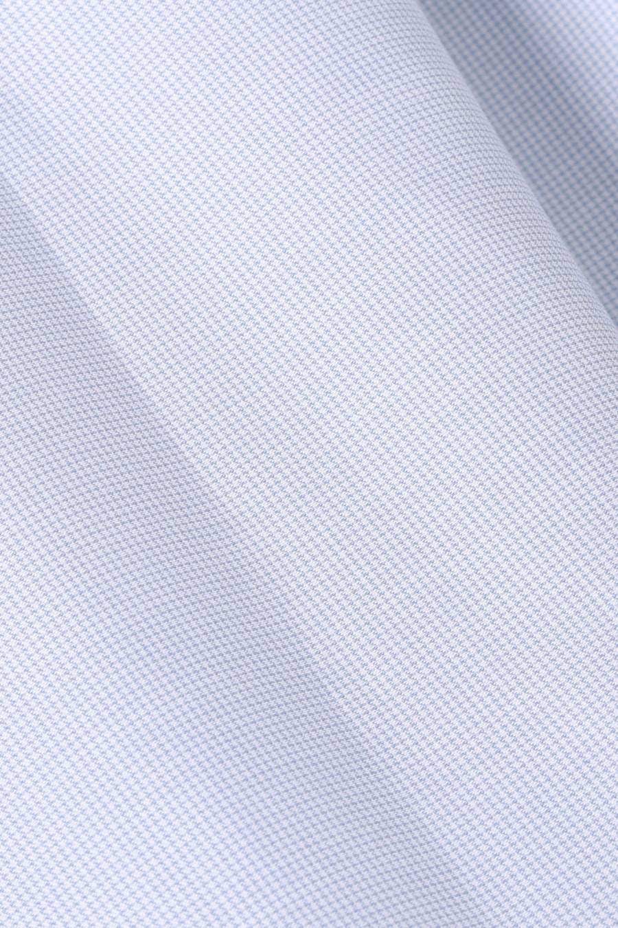 Camisa Regular Manga Longa Algodão Egípcio Micro Listrada Branco C/Azul Claro — foto 6 de 6