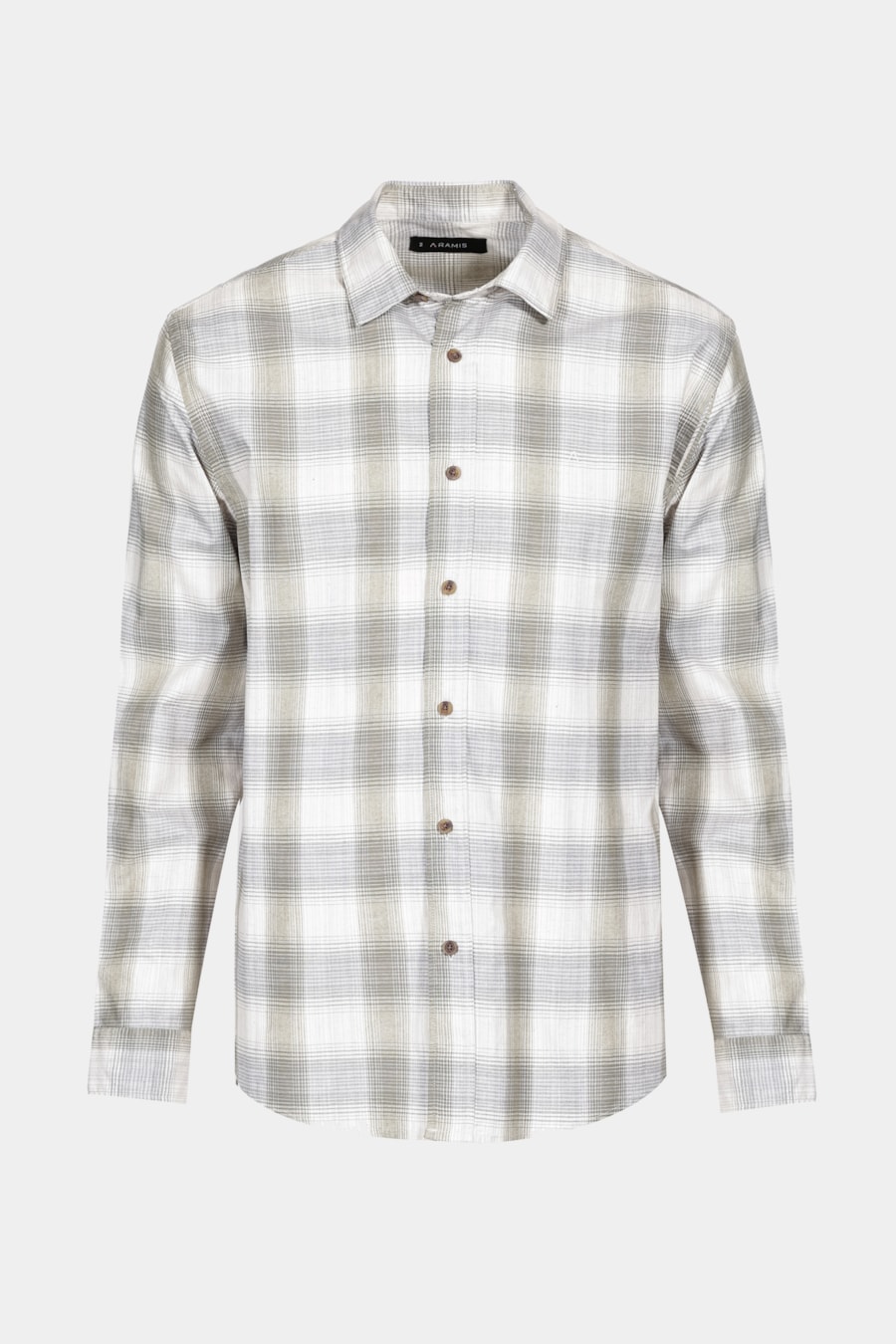 Camisa Regular Maxi Xadrez Linho Verde Com Natural — foto 6 de 6
