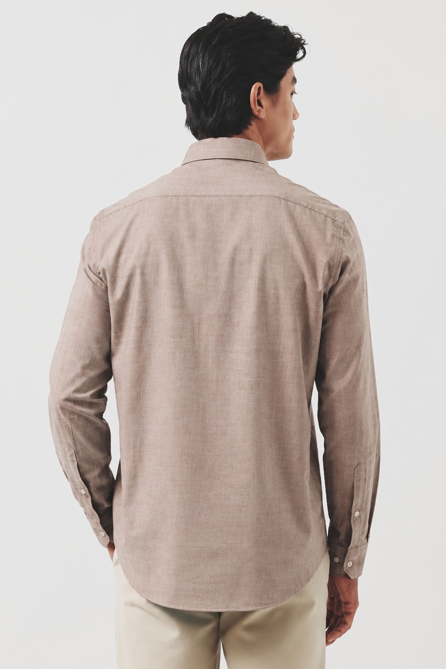 Camisa Regular Melange Antibactéria Castor — foto 4 de 6