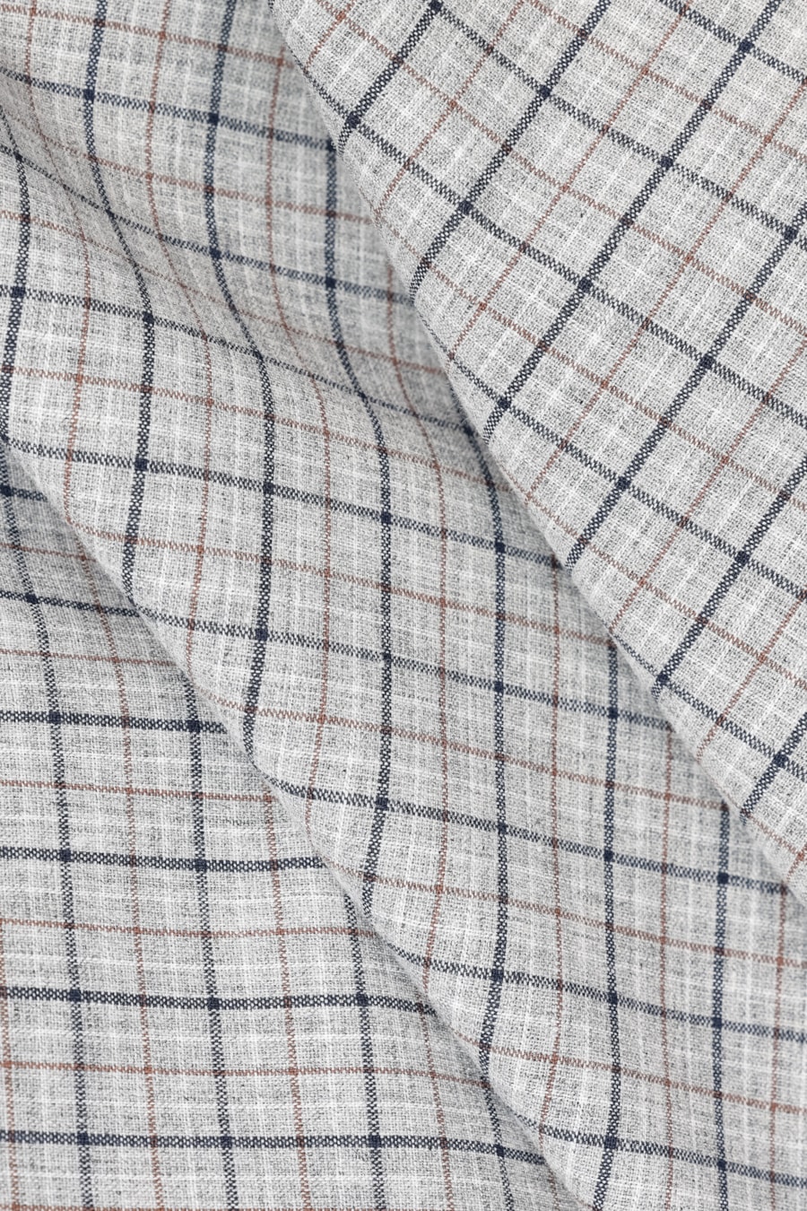 Camisa Regular Mescla Xadrez Cinza — foto 5 de 7