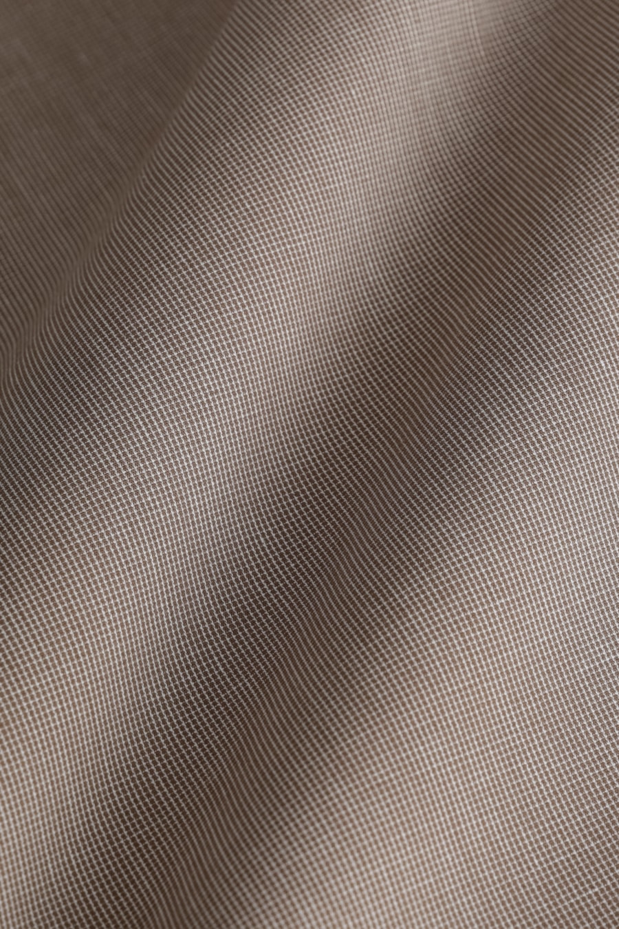 Camisa Regular Micro Xadrez Bolso Caqui / Branco — foto 6 de 6
