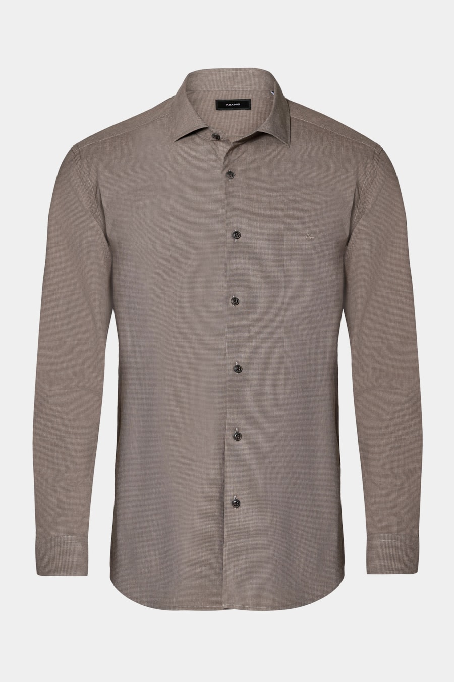 Camisa Regular Micro Xadrez Fio 60 Melange Cafe C/ Castor — foto 5 de 6