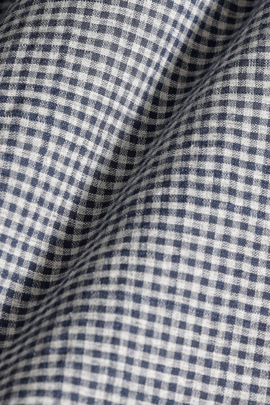 Camisa Regular Mini Xadrez Mescla Azul/Cinza — foto 6 de 6