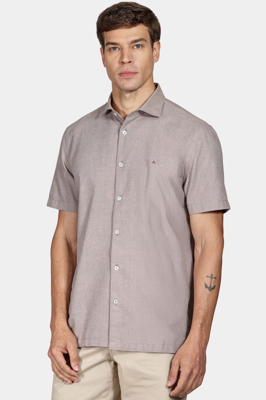 Camisa Regular Nature Line Natural — foto 1 de 6