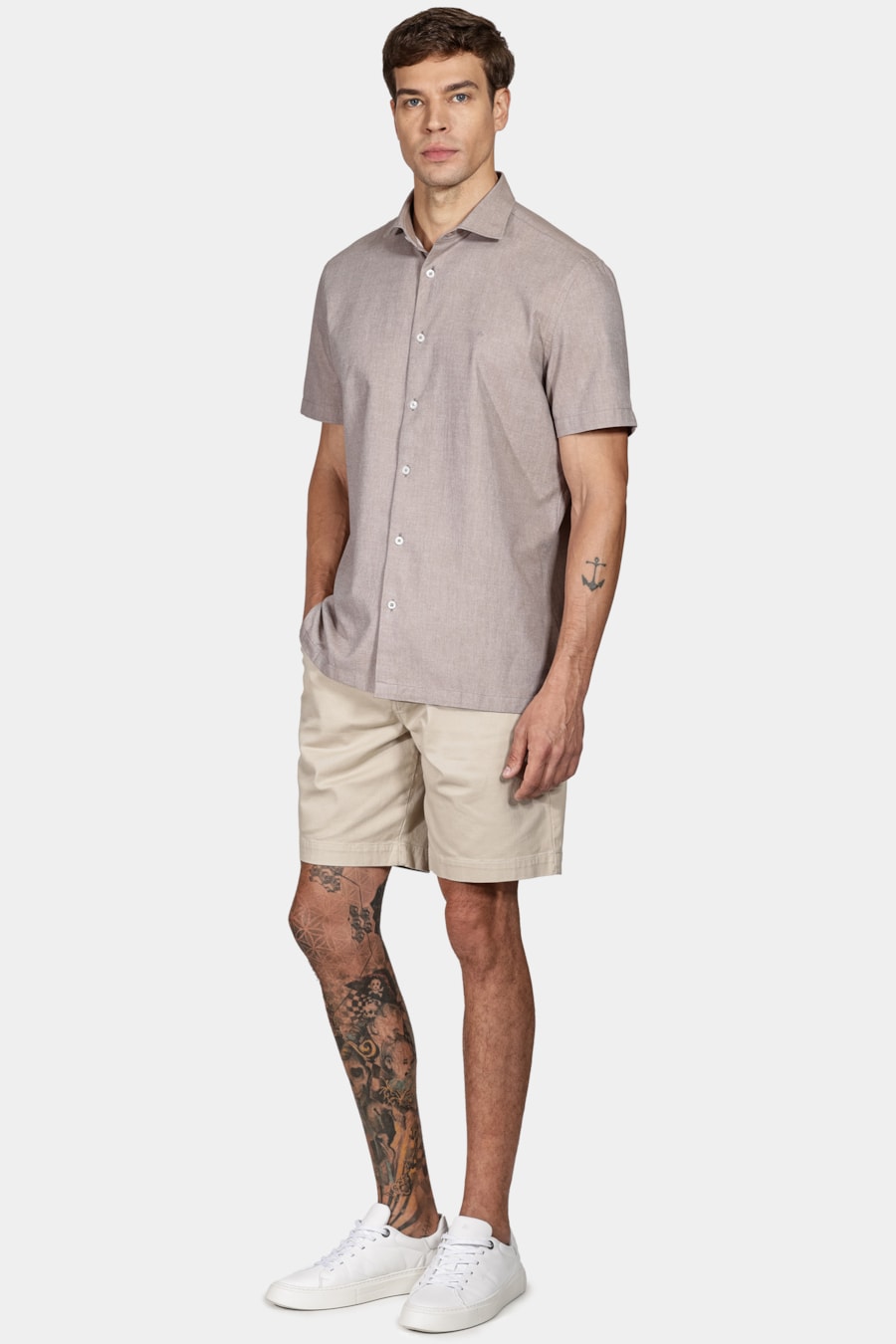 Camisa Regular Nature Line Natural — foto 2 de 6