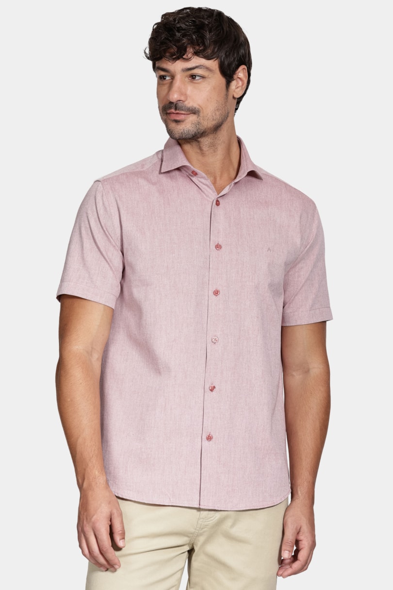 Camisa Regular Nature Line Tijolo