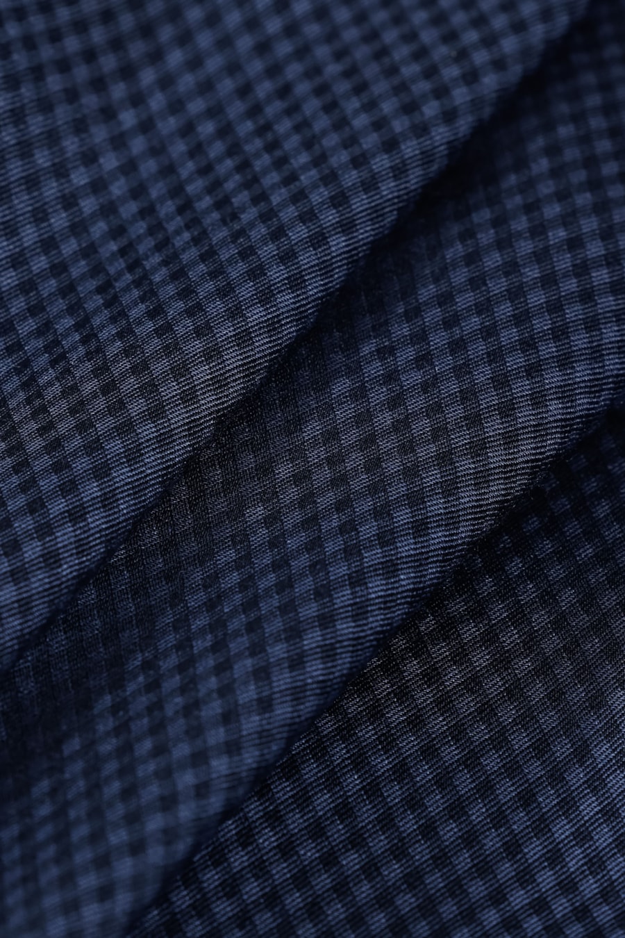 Camisa Regular Poliviscose Maquinetada Marinho — foto 5 de 5