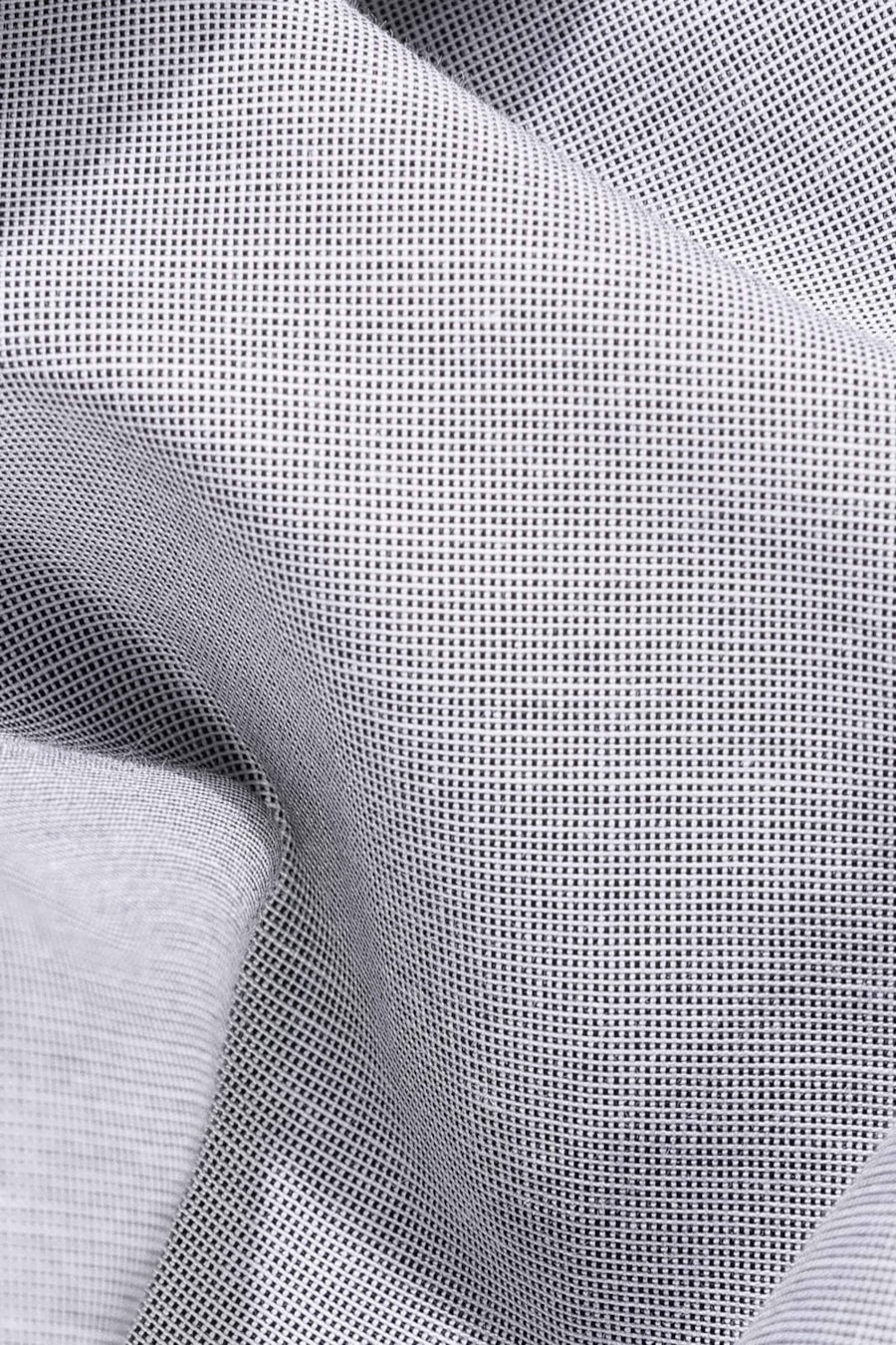 Camisa Regular Social Tricoline Cinza — foto 6 de 6