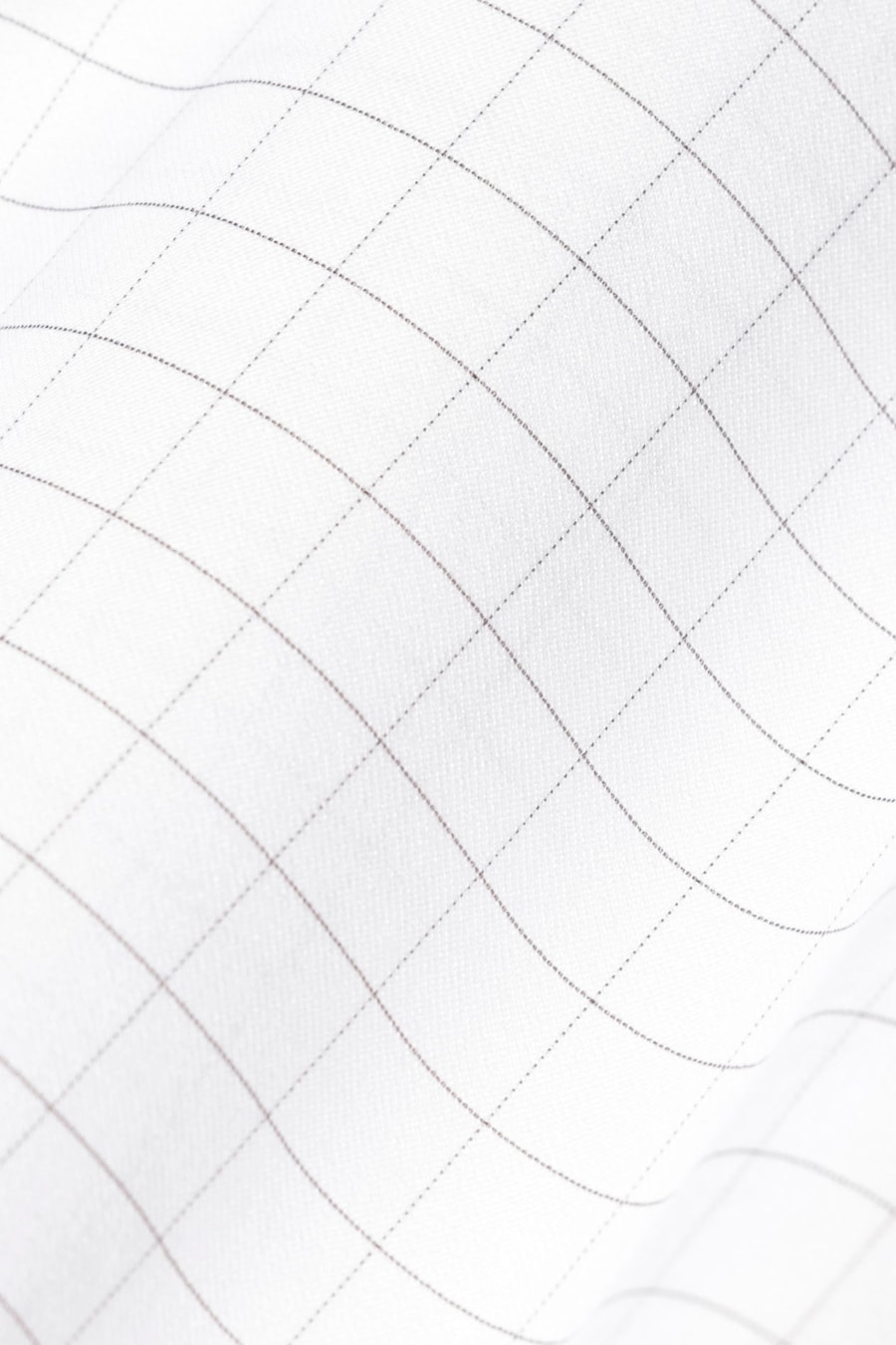 Camisa Regular Tech Flex Xadrez Outline Branco C/Cafe — foto 5 de 5
