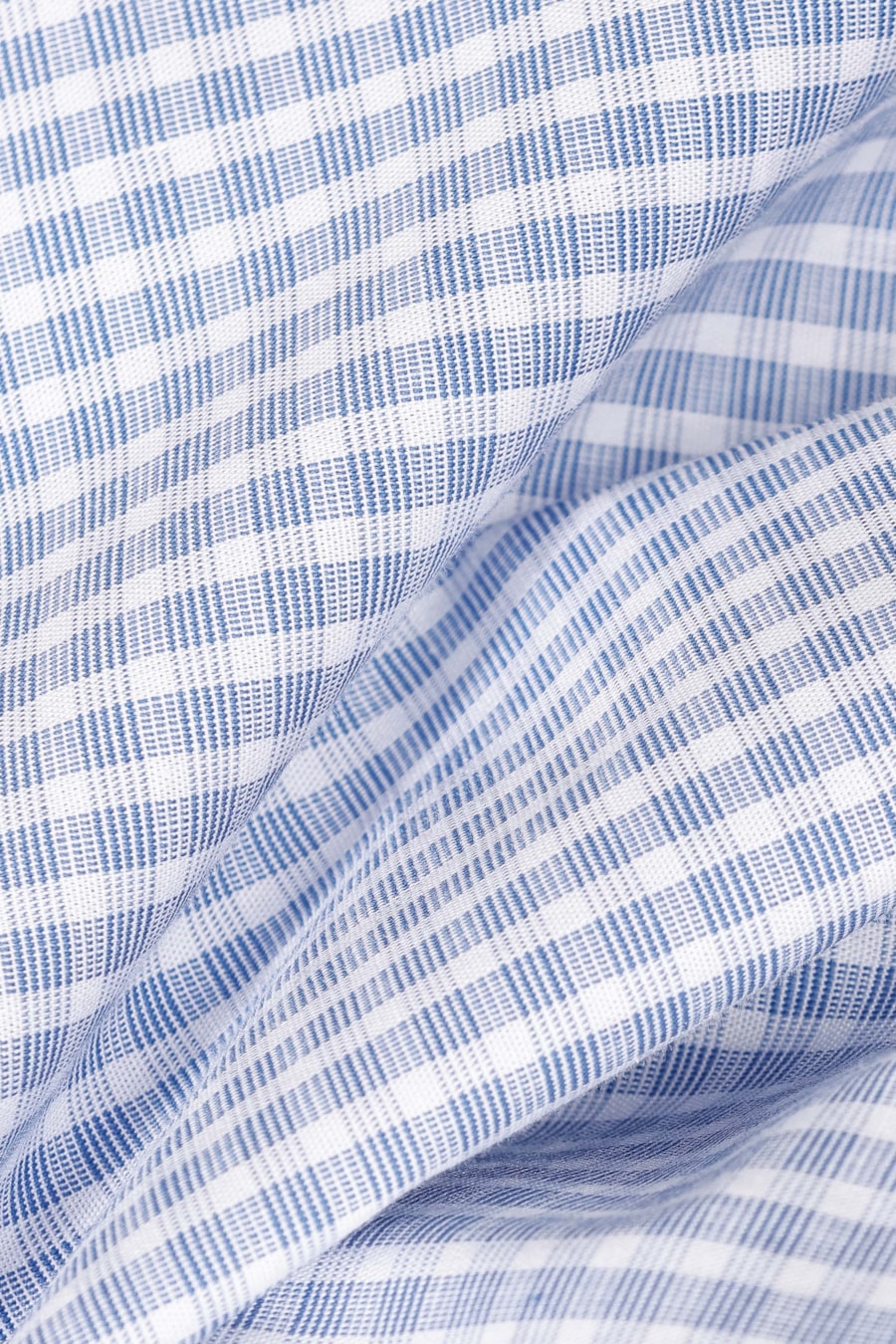 Camisa Regular Tricoline Xadrez Azul — foto 5 de 5