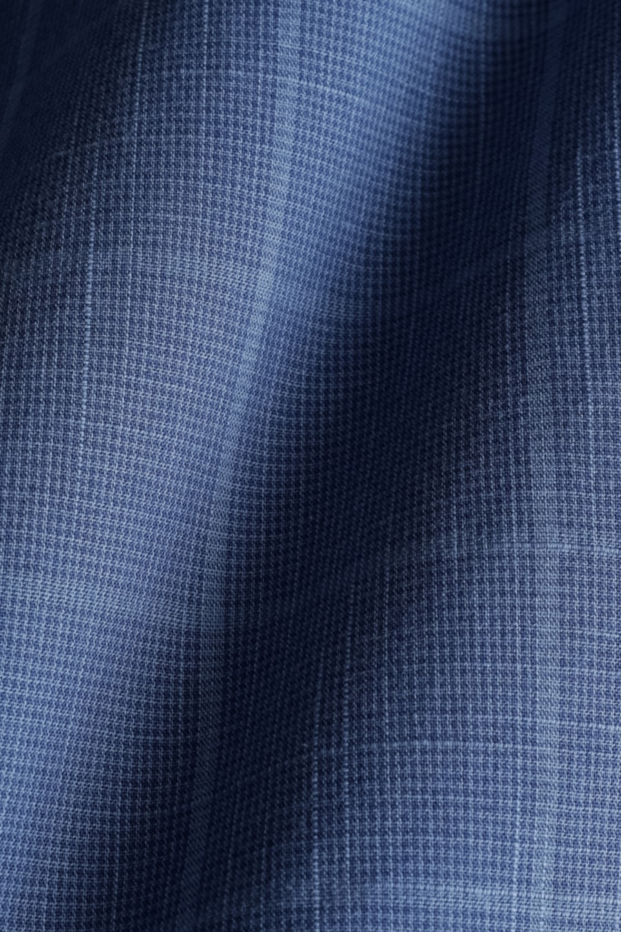 Camisa Regular Xadrez Flamê Azul C/ Marinho — foto 2 de 2