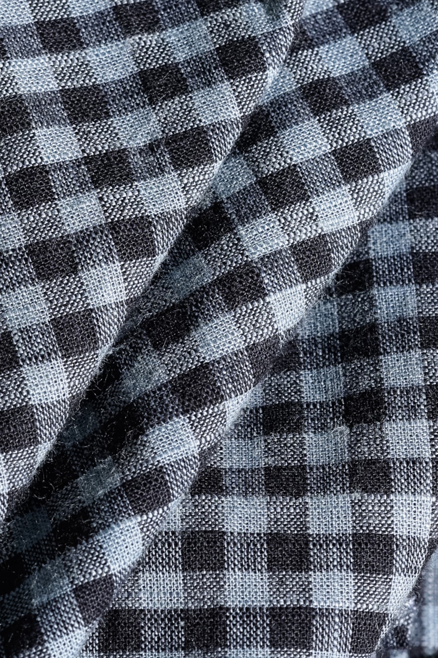 Camisa Regular Xadrez Flamê Azul Médio Com Preto — foto 5 de 6