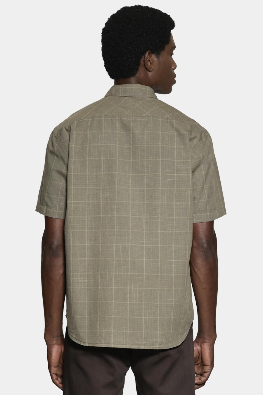 Camisa Regular Xadrez Flamê Verde Militar114 C/ Verde — foto 4 de 6