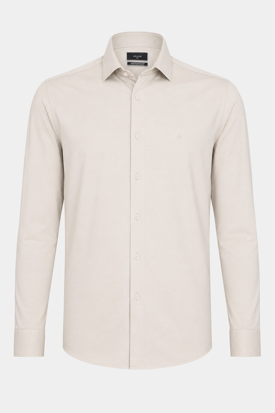 Camisa Slim A-70 Fio Duplo Mercerizado Areia — foto 5 de 6