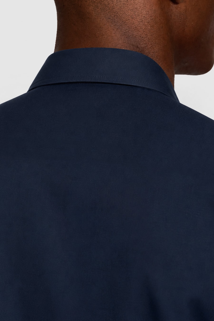 Camisa Slim A-70 Fio Duplo Mercerizado Marinho — foto 3 de 6