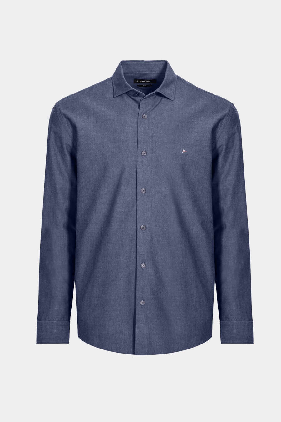 Camisa Slim Actually Liso Marinho — foto 6 de 6