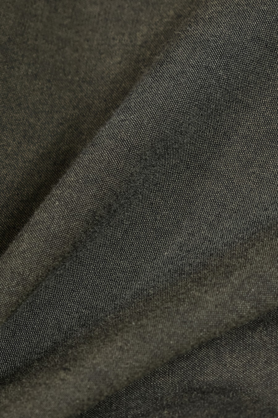 Camisa Slim Actually Liso Verde Militar — foto 5 de 6