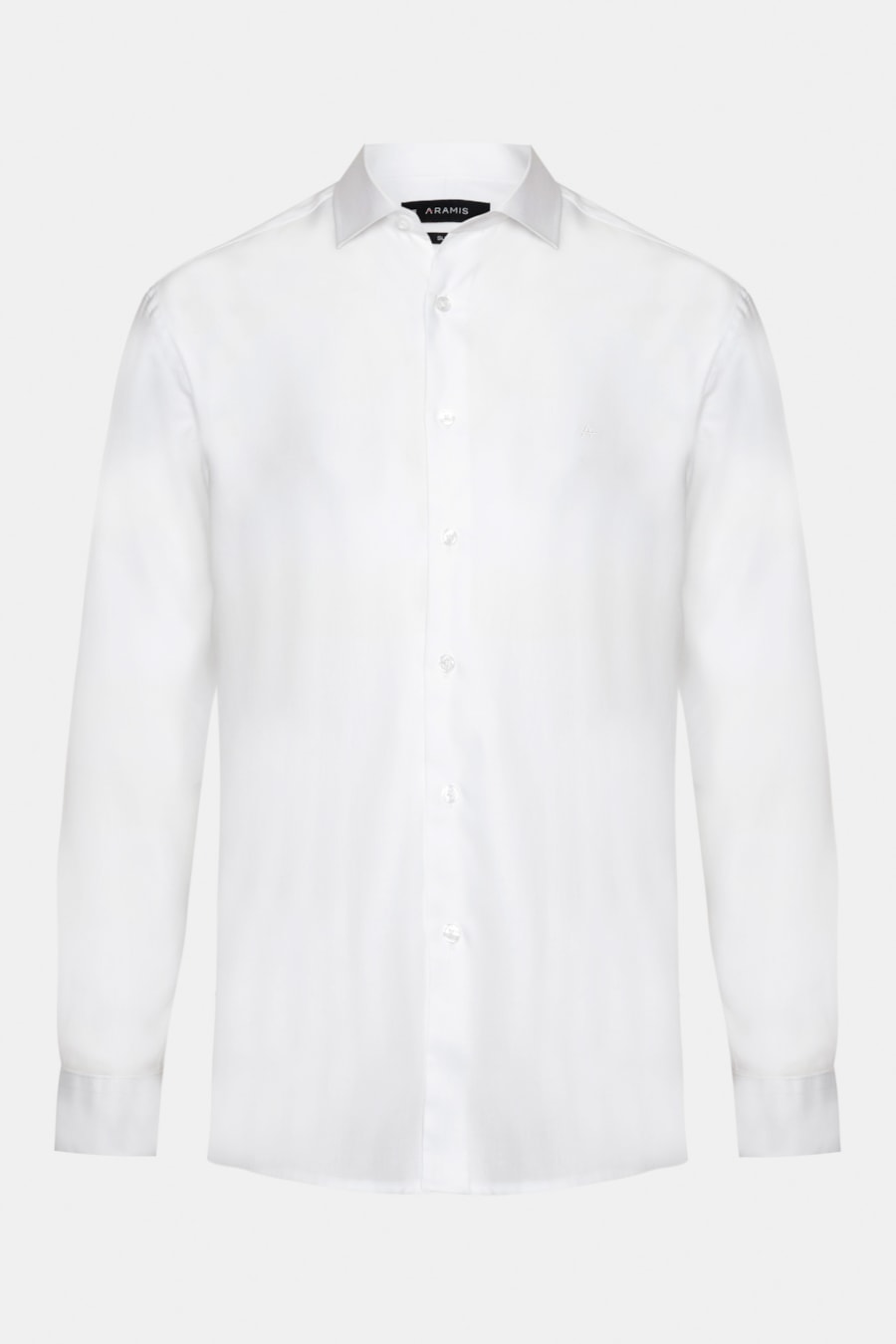 Camisa Slim Algodão Tricoline Manga Longa Branco — foto 5 de 6