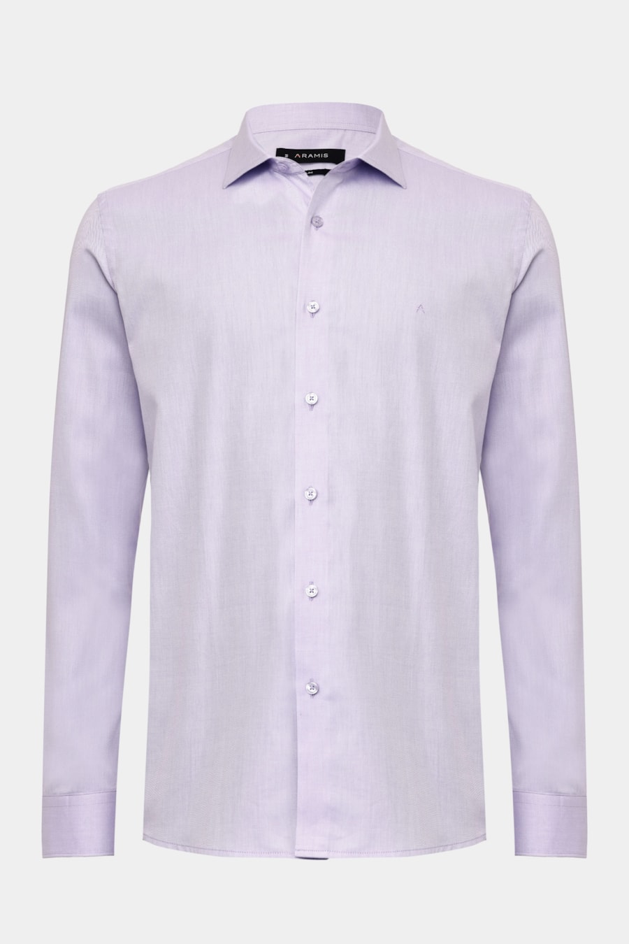 Camisa Slim Algodão Tricoline Manga Longa Lilas — foto 5 de 6