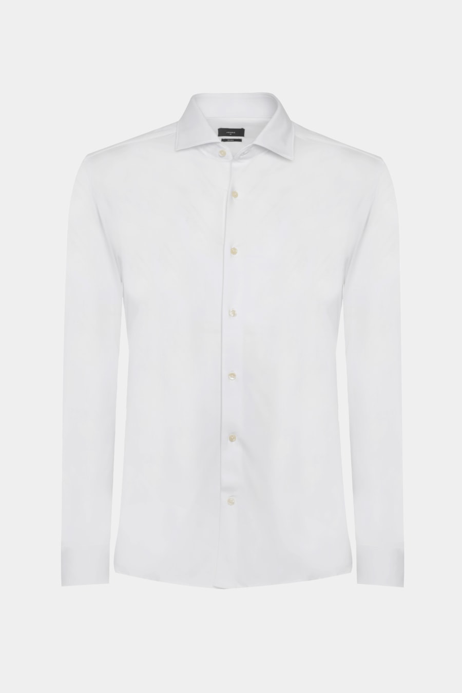 Camisa Slim Cetim de Malha Fio 120/2 Branco — foto 5 de 7