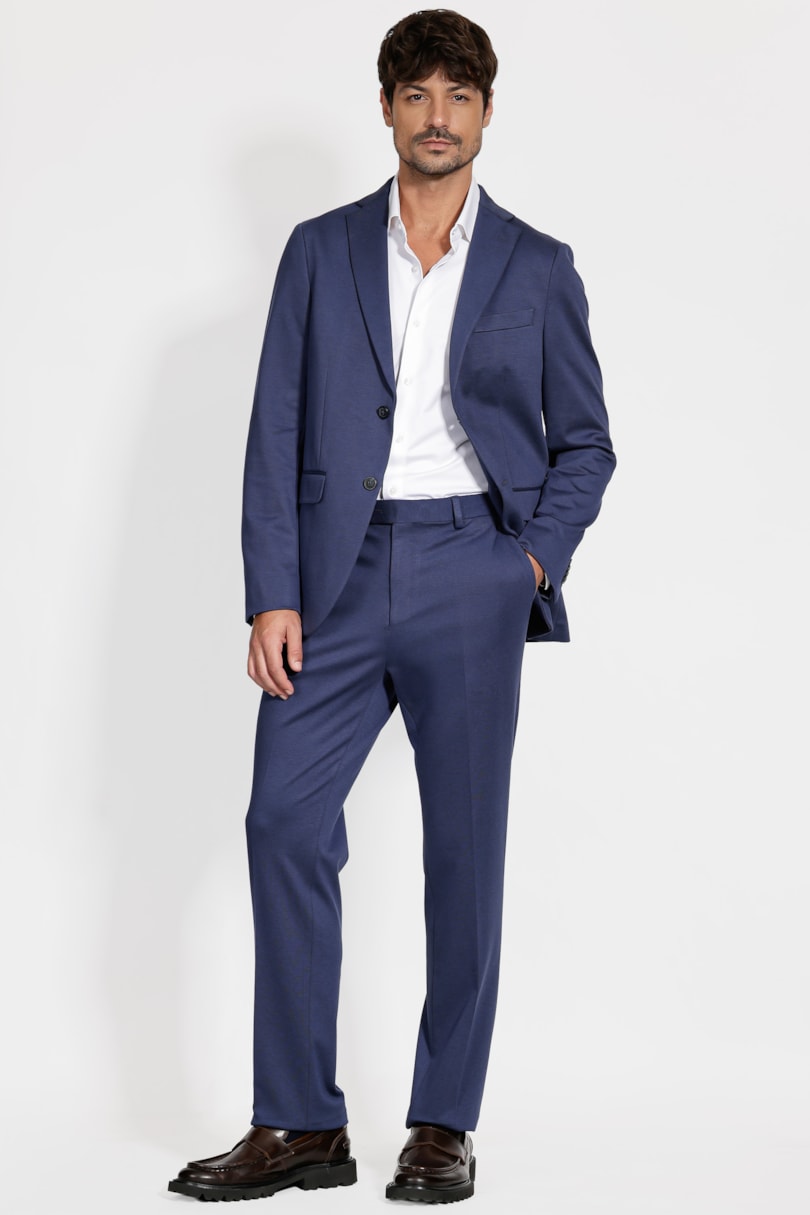 Camisa Slim Cetim de Malha Fio 120/2 Branco