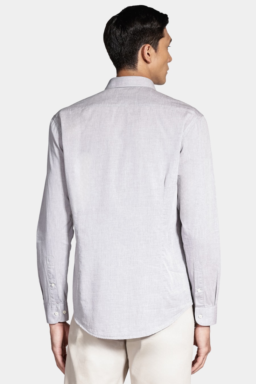 Camisa Slim em Algodão Willis Canela — foto 4 de 6