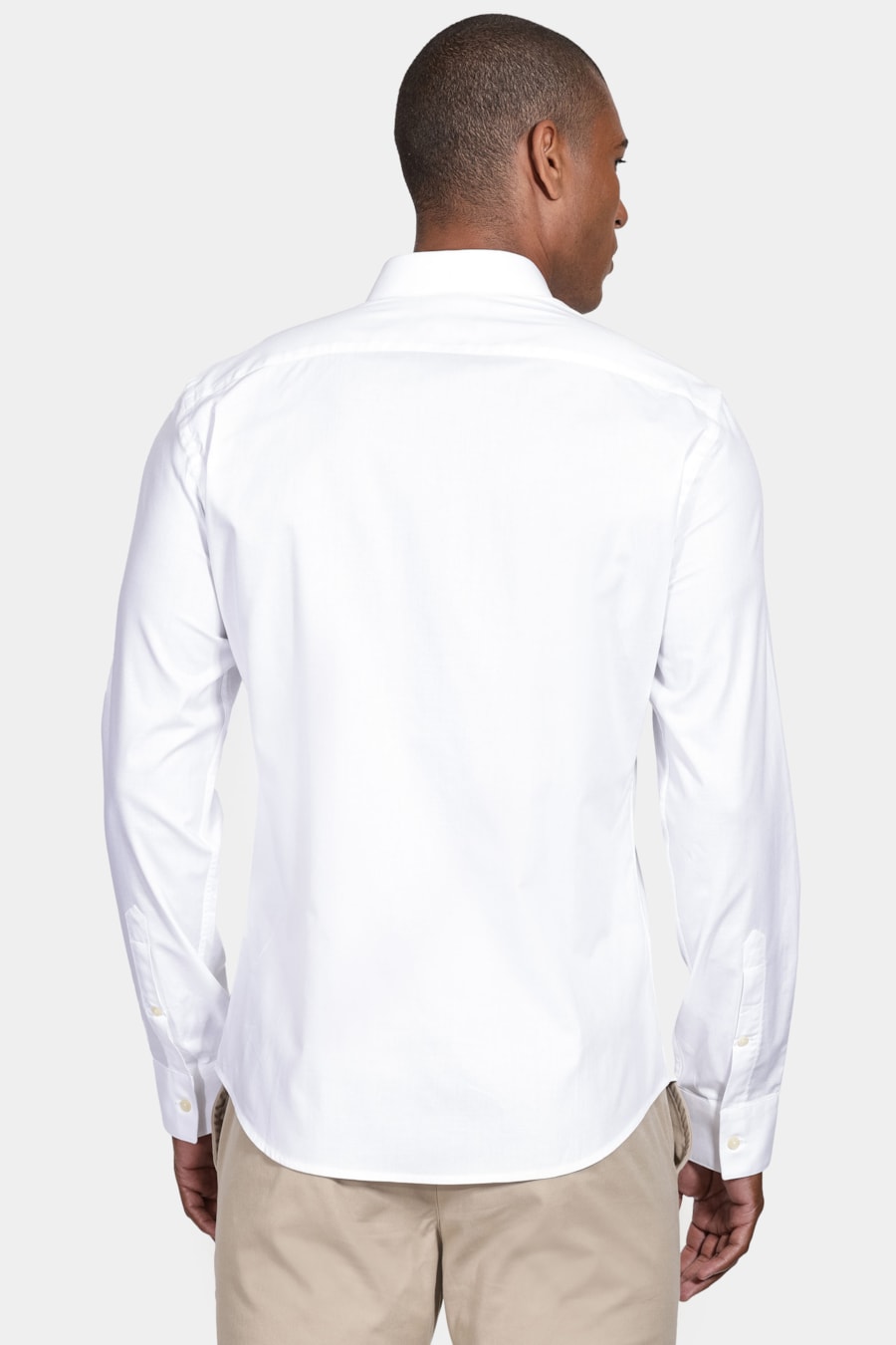 Camisa Slim Fio 50 Egípcio Petronas Branco — foto 4 de 5
