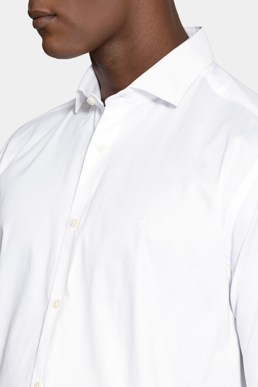 Camisa Slim Fio 50 Egipcio Petronas Branco — foto 3 de 6