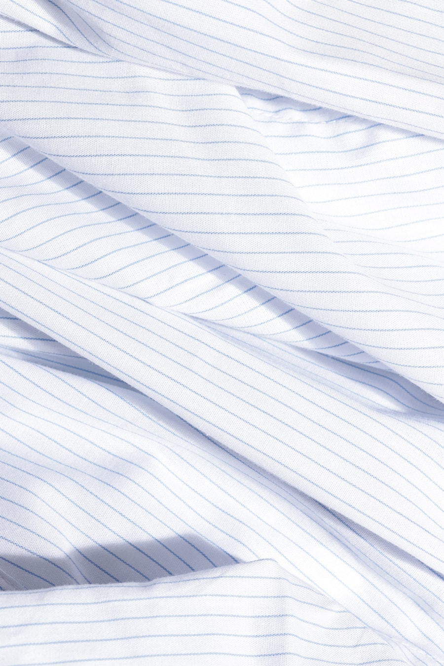 Camisa Slim Listra Clássica Branco Com Azul — foto 6 de 6