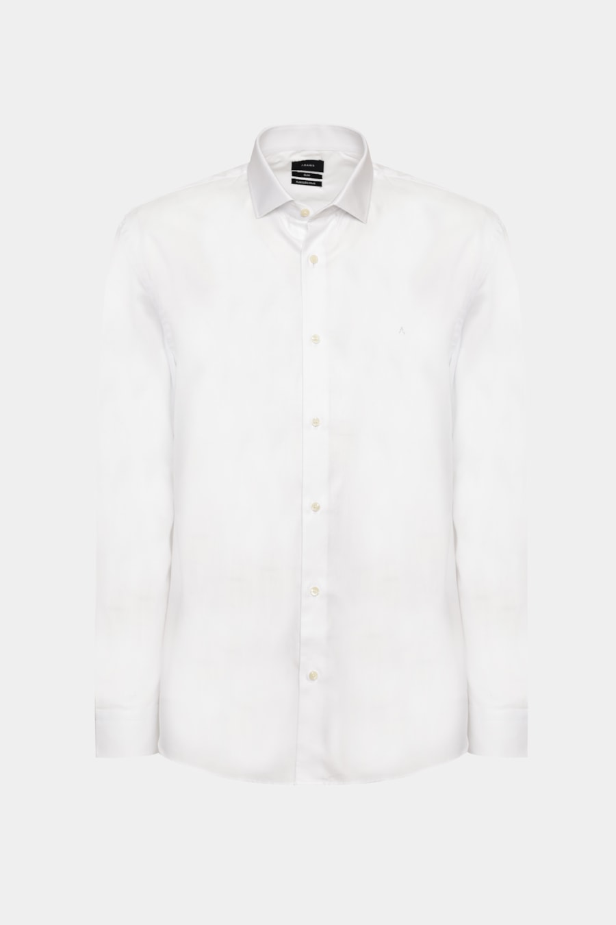 Camisa Slim Manga Longa Algodão Pima Branco — foto 5 de 5