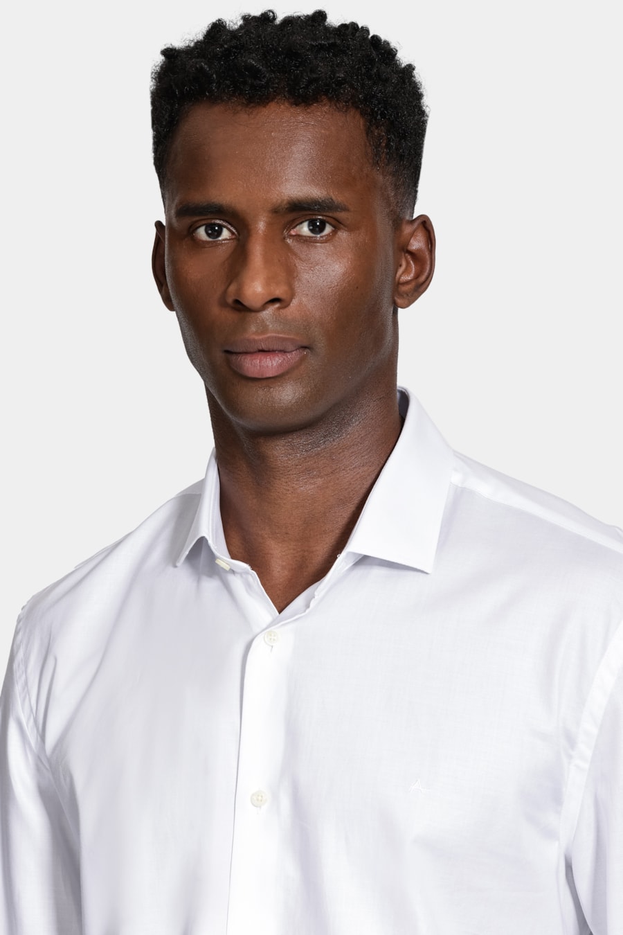 Camisa Slim Manga Longa Algodão Pima Branco — foto 3 de 5
