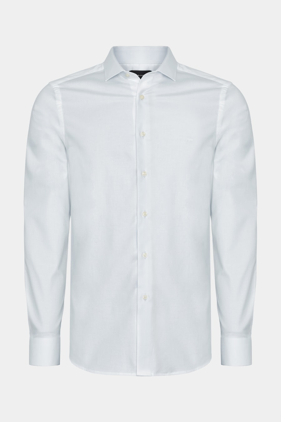 Camisa Slim Maquineta Stretch Azul Classico — foto 5 de 6