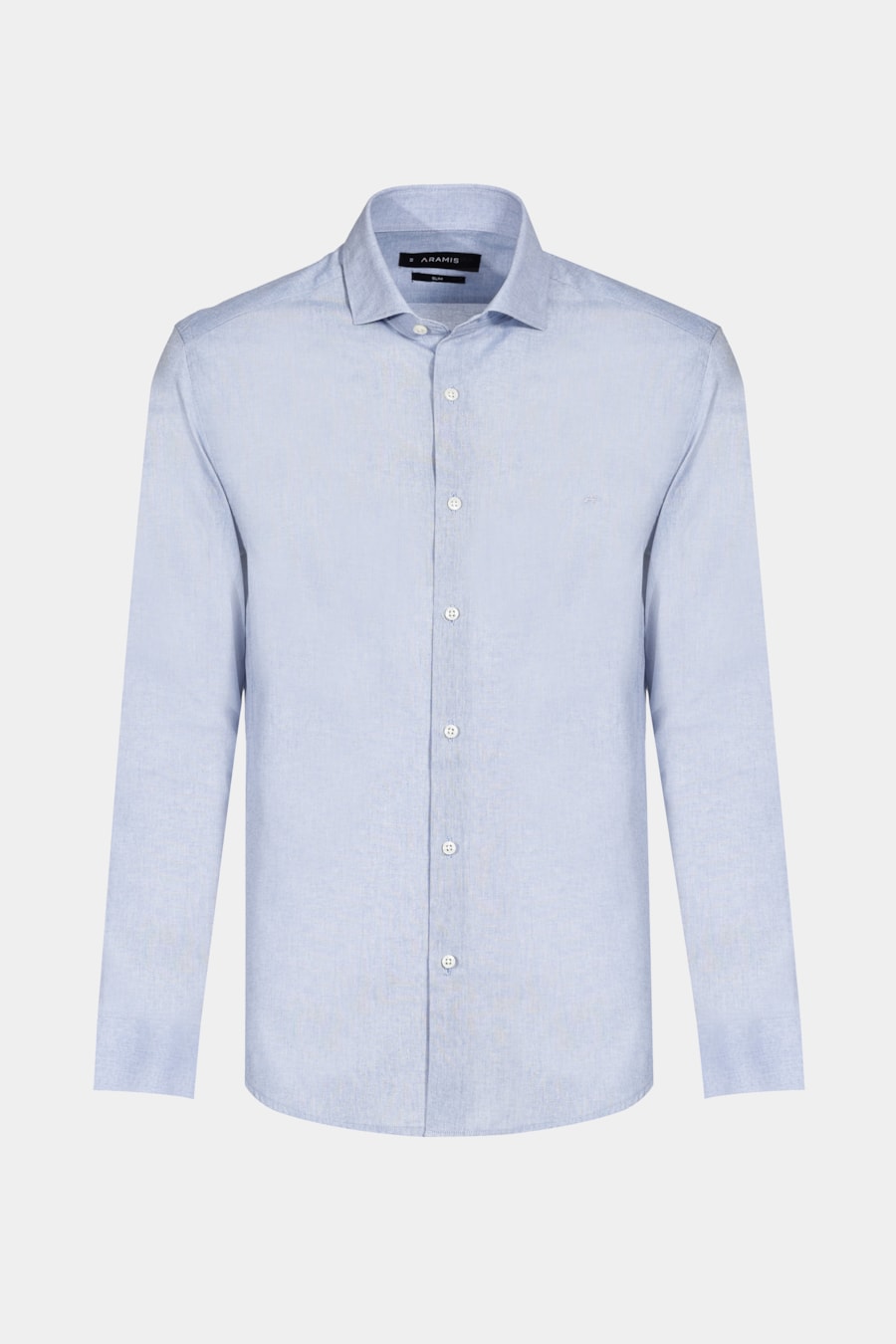 Camisa Slim Mescla Azul Neblina — foto 6 de 6