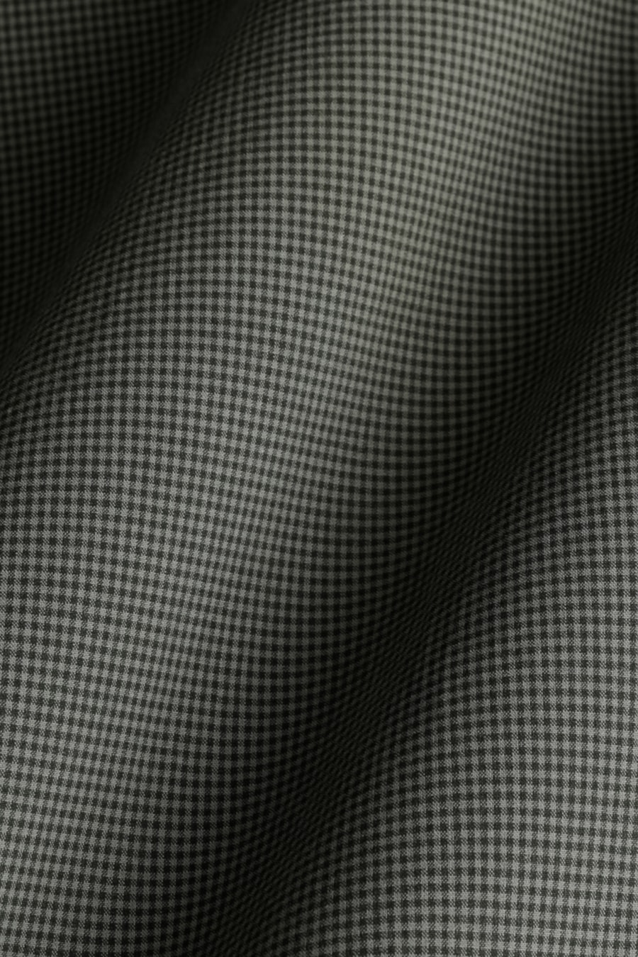 Camisa Slim Micro Xadrez Fio 60 Carbon Touch Verde C/ Verde Militar — foto 6 de 6