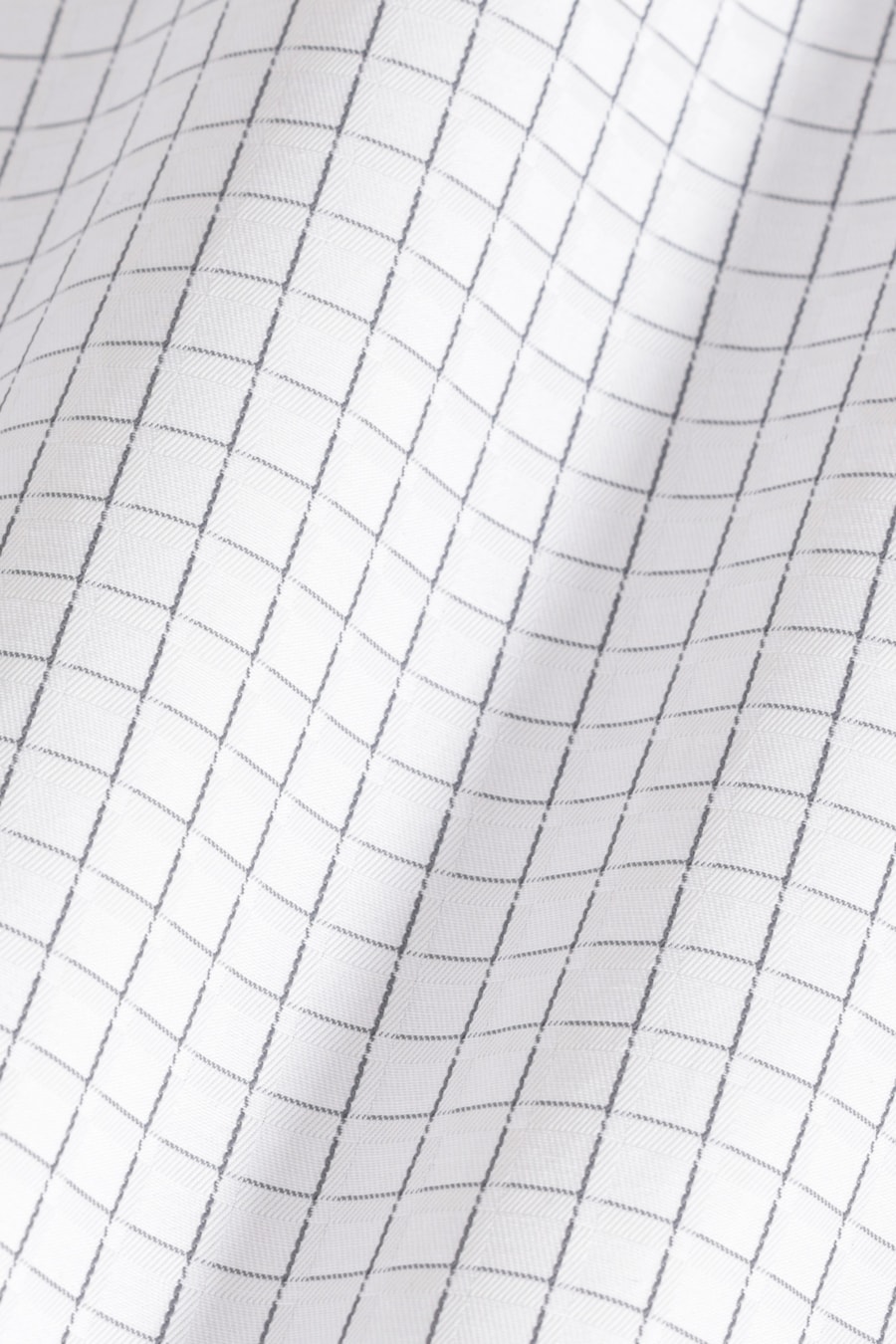 Camisa Slim Siena Classic Dobby Branco C/ Preto — foto 6 de 6