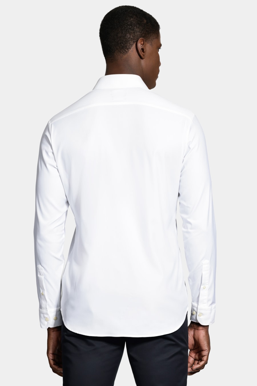 Camisa Slim Tech Flex  Sarja Branco — foto 4 de 6