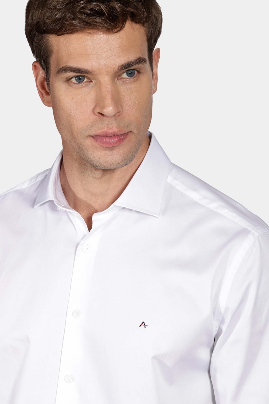 Camisa Slim Tricoline Lisa Branco — foto 3 de 5