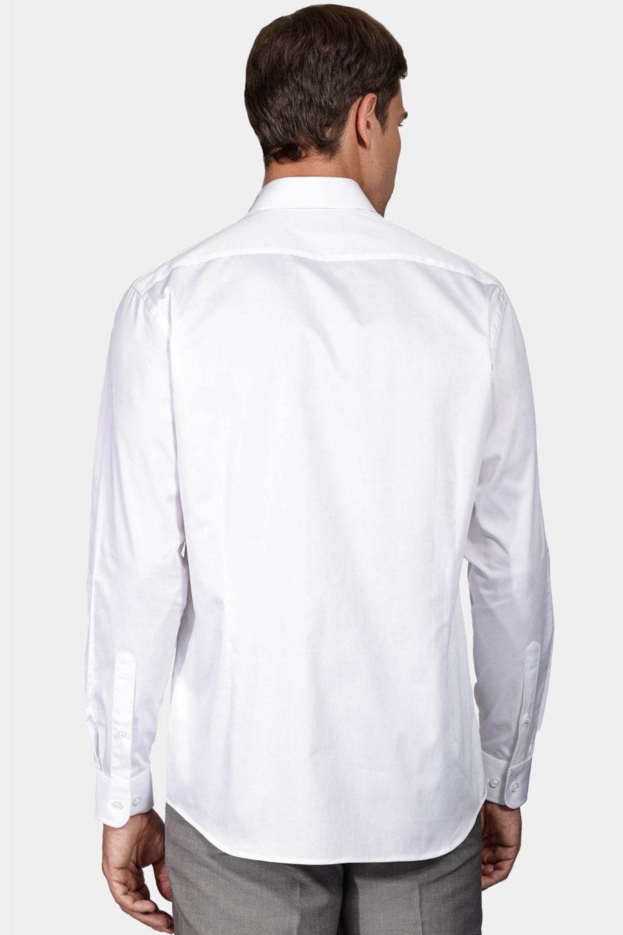 Camisa Slim Tricoline Lisa Branco — foto 4 de 5