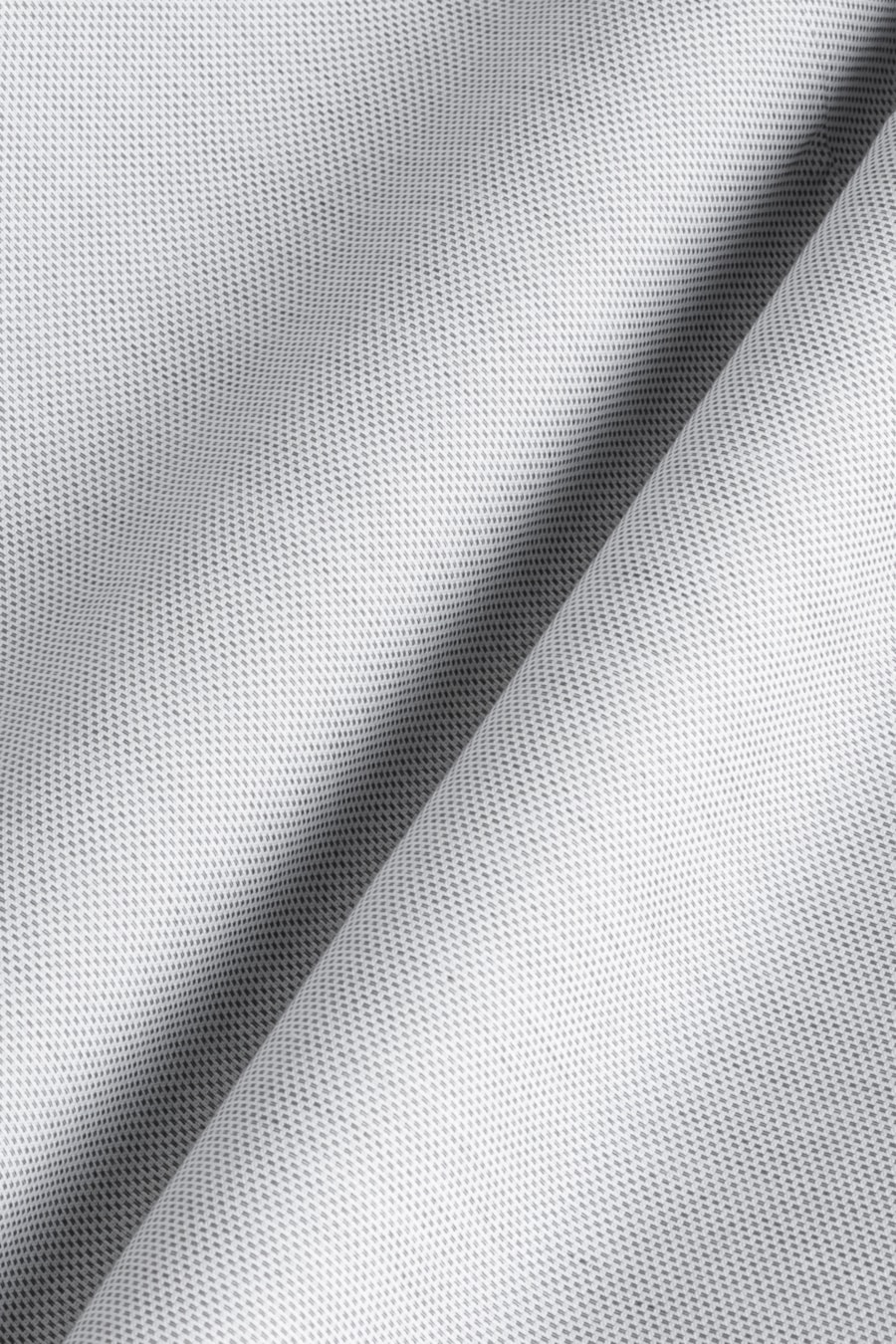 Camisa Slim Tricoline Maquinetada Manga Longa Cinza — foto 6 de 6